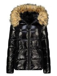 Geographical Norway Kurtka pikowana "Dolska" w kolorze czarnym rozmiar: M. Czarne kurtki Geographical Norway, m, bez wzorów, bez kaptura. Za 225.95 zł.