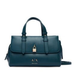 Torebka Armani Exchange. Zielone torebki klasyczne Armani Exchange, bez wzorów, klasyczne, bez dodatków. Za 704.99 zł.