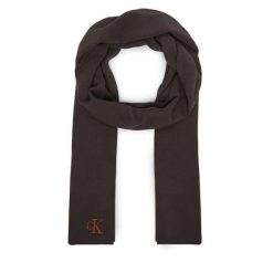 Szalik Calvin Klein. Brązowe szaliki i kominy Calvin Klein, bez wzorów. Za 209.99 zł.