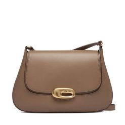 Torebka Calvin Klein. Brązowe listonoszki Calvin Klein, bez wzorów, bez dodatków. Za 649.99 zł.