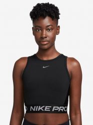 Nike Top sportowy w kolorze czarnym rozmiar: XL. Czarne topy sportowe Nike, xl, bez wzorów, z materiału, outdoorowe. Za 83.81 zł.