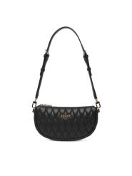 Guess Torebka HWQG81 22720 Czarny. Czarne torebki klasyczne Guess, z aplikacjami, ze skóry, bez dodatków. Za 379.99 zł.