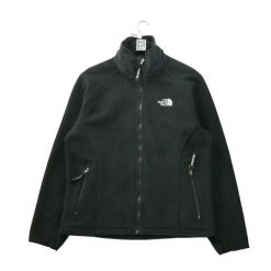 Second life - Kurtka polarowa retro dla kobiet - Jak nowy. Czarne kurtki The North Face, bez wzorów, z polaru, retro, bez kaptura. Za 190.31 zł.