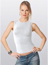 Intimidea Top w kolorze białym rozmiar: M/L. Białe topy Intimidea, l, bez wzorów, bez kołnierzyka, bez ramiączek. Za 41.79 zł.