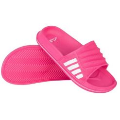 Klapki basenowe damskie Aqua-sport adisport. Białe klapki AQUA-SPORT, bez wzorów, z tworzywa sztucznego, sportowe, bez obcasa, bez zapięcia. Za 30.99 zł.