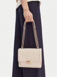 GINO ROSSI Torebka EO-KY129 Écru. Kopertówki Gino Rossi, bez wzorów, z materiału, wizytowe, bez dodatków. Za 299.99 zł.