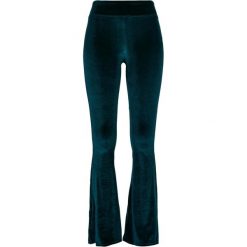 Legginsy Damskie Velvet Z Wysoką Talią Bootcut. Czarne legginsy Urban Classics, bez wzorów, sportowe. Za 84.99 zł.