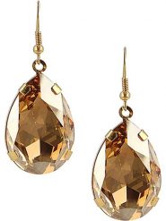 Otazu Pozłacane kolczyki z kryształami Swarovski rozmiar: onesize. Żółte kolczyki Otazu, z kryształem, pozłacane. Za 130.81 zł.