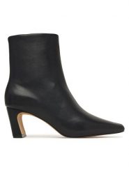 Aldo Botki Bethina 14428952 Czarny. Czarne botki Aldo, bez wzorów, ze skóry, bez obcasa, na słupku, bez zapięcia. Za 679.99 zł.