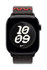 Zegarek Apple 46mm Midnight Black Nike Sport Loop. Czarne smartbandy Apple. Za 263.99 zł.