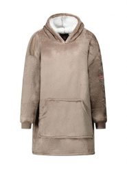 Geographical Norway Bluza polarowa "Uddy" w kolorze szarobrązowym rozmiar: L. Brązowe bluzy z kapturem Geographical Norway, l, bez wzorów, z polaru, bez kaptura. Za 114.17 zł.