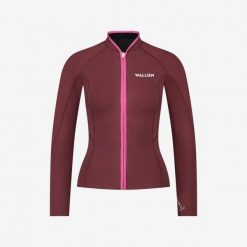 Pianka Kurtka neoprenowa damska Wallien. Czerwone kurtki WALLIEN, s, bez wzorów, z neoprenu, sportowe, bez kaptura. Za 739.00 zł.