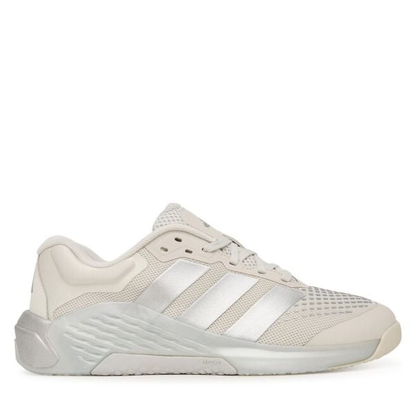 Buty na siłownię adidas. Brązowe buty treningowe adidas, bez wzorów, bez zapięcia, na fitness i siłownię. Za 470.99 zł.