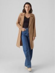 Vero Moda Trencz Billie Daisy 10281638 Brązowy Regular Fit. Brązowe płaszcze Vero Moda, m, bez wzorów, z syntetyku, bez kaptura. Za 119.99 zł.