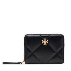 Mały Portfel Damski Tory Burch. Czarne portfele Tory Burch, bez wzorów. Za 959.99 zł.