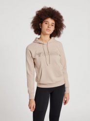 Damska bluza z kapturem Hummel Noni 2.0. Szare bluzy z kapturem Hummel, na jesień, s, bez wzorów, z bawełny, z kapturem, do piłki ręcznej. Za 212.45 zł.