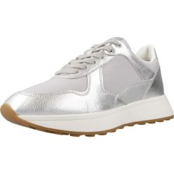 Buty GEOX D AMABEL Srebrny. Szare buty trekkingowe Geox, ze skóry, bez zapięcia. Za 301.99 zł.
