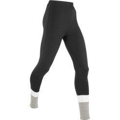 Legginsy sportowe, długie LEVEL1 bonprix czarno-jasnoszary melanż. Legginsy marki Nike. Za 54.99 zł.
