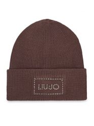Liu Jo Czapka 2F6022 MA38S Brązowy ciemny. Brązowe czapki zimowe Liu Jo, bez wzorów, z poliesteru. Za 199.99 zł.