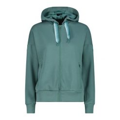 Bluza damska turystyczna CMP 35D7486. Zielone bluzy CMP, xl, bez wzorów, sportowe, bez ramiączek, bez kaptura. Za 297.50 zł.