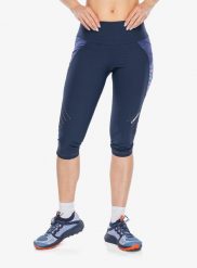 Legginsy do biegania damskie Crazy Mid-Short Pressure. Niebieskie legginsy Crazy, bez wzorów, z materiału, długie. Za 357.49 zł.