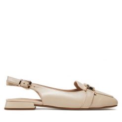 Baleriny Caprice. Brązowe baleriny Caprice, bez wzorów, bez obcasa, bez zapięcia. Za 189.99 zł.