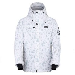 Damska Kurtka Narciarska Ski Life Dash Z Nadrukiem. Białe kurtki narciarskie Dare 2b, na zimę, xl, bez wzorów, bez kaptura, narciarskie. Za 215.99 zł.
