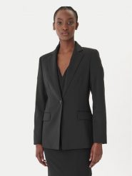 HUGO Marynarka Atana-2 50516447 Czarny Regular Fit. Czarne marynarki i żakiety Hugo, bez wzorów, z syntetyku, bez ramiączek. Za 1,249.00 zł.