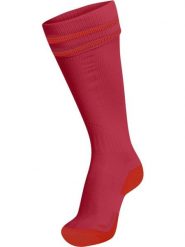 Skarpetki Hummel Element Football. Czerwone skarpetki Hummel, bez wzorów, z materiału. Za 83.50 zł.