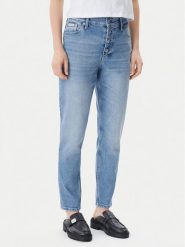 Calvin Klein Jeans Jeansy J20J225148 Niebieski Mom Fit. Niebieskie jeansy Calvin Klein Jeans, bez wzorów, z bawełny. Za 229.99 zł.