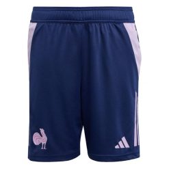Szorty France Gym Kids. Niebieskie szorty adidas, bez wzorów, sportowe. W wyprzedaży za 111.75 zł.