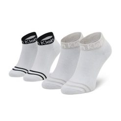 Skarpety krótkie Calvin Klein. Białe skarpetki Calvin Klein, bez wzorów. Za 59.99 zł.