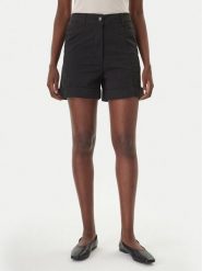 BOSS Szorty materiałowe C_Tanessa-D 50556391 Czarny Regular Fit. Czarne szorty Boss, bez wzorów, z bawełny. Za 399.99 zł.