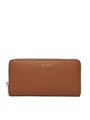 MICHAEL Michael Kors Portfel 32F5GJ6T7T Brązowy. Brązowe portfele MICHAEL Michael Kors, bez wzorów, ze skóry. Za 589.99 zł.