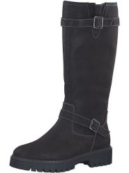 S.Oliver Kozaki w kolorze czarnym rozmiar: 37. Czarne kozaki S.Oliver, na zimę, bez wzorów, bez obcasa, na obcasie, bez zapięcia. Za 230.59 zł.