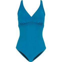 Kostium kąpielowy shape Level 1 bonprix niebieskozielony morski. Bielizna modelująca marki bonprix. Za 109.99 zł.