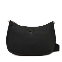 Torebka Guess. Czarne listonoszki Guess, z aplikacjami, bez dodatków. Za 349.99 zł.