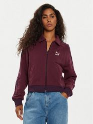 Puma Bluza T7 626797 Fioletowy Relaxed Fit. Fioletowe bluzy Puma, m, bez wzorów, z bawełny, bez kaptura. Za 219.99 zł.