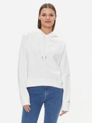 Tommy Hilfiger Bluza Frosted WW0WW38856 Écru Relaxed Fit. Bluzy Tommy Hilfiger, m, bez wzorów, z bawełny, bez kaptura. Za 649.99 zł.