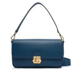 Torebka Coccinelle. Niebieskie torebki klasyczne Coccinelle, bez wzorów, klasyczne, bez dodatków. Za 1,489.00 zł.