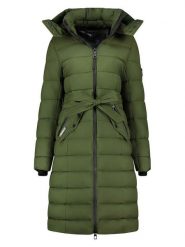 Geographical Norway Płaszcz zimowy "Cabima" w kolorze khaki rozmiar: XXL. Brązowe płaszcze Geographical Norway, na zimę, xxl, bez wzorów, z puchu, bez kaptura. Za 299.37 zł.