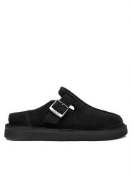 Clarks Klapki Solsbury Mule. 26184167 Czarny. Czarne klapki Clarks, bez wzorów, ze skóry, bez obcasa, bez zapięcia. Za 439.99 zł.