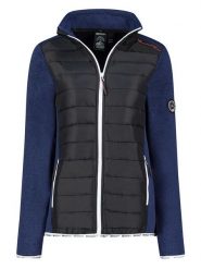 Geographical Norway Kurtka polarowa w kolorze granatowo-czarnym rozmiar: XXL. Czarne kurtki Geographical Norway, xxl, bez wzorów, z polaru, bez kaptura. Za 120.93 zł.