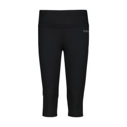 Damskie legginsy 3/4 CMP. Czarne legginsy CMP, bez wzorów, sportowe. Za 209.00 zł.