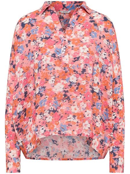 Mustang Bluzka w kolorze jasnoróżowo-błękitnym rozmiar: 42. Niebieskie bluzki Mustang, bez wzorów, z wiskozy, bez kołnierzyka, bez ramiączek. Za 96.14 zł.