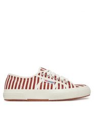 Superga Tenisówki S8148TW Czerwony. Czerwone trampki Superga, bez wzorów, z materiału, bez zapięcia. Za 209.99 zł.