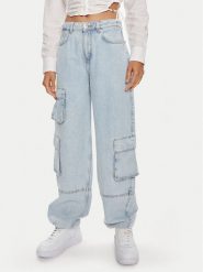 Hugo Jeansy Gaio_B 50513742 Niebieski Loose Fit. Niebieskie jeansy Hugo, bez wzorów, z bawełny. Za 669.99 zł.