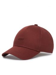 HUGO Czapka z daszkiem Cara 50519255 Brązowy ciemny. Brązowe czapki z daszkiem Hugo, bez wzorów, z bawełny. Za 149.99 zł.