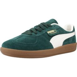 Kapcie PUMA YELLOW PALERMO Zielony. Zielone kapcie Puma, bez wzorów, z materiału. Za 553.99 zł.
