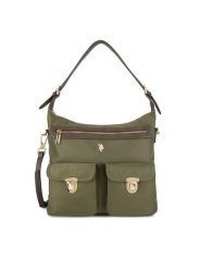 U.S. Polo Assn. Torebka BEUXT6389WIP Khaki. Brązowe torebki klasyczne U.S. Polo Assn., bez wzorów, z materiału, bez dodatków. Za 299.99 zł.